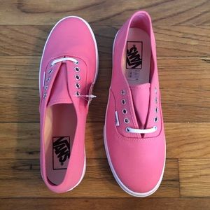 Vans - Strawberry Pink Authentic Lo Pro - w 9 m7.5